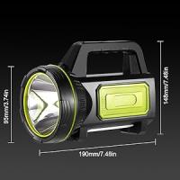 Linterna LED Ultra Potente Recargable por USB 135000 Lúmenes 6000mah con Luz Lateral Impermeable Alta Potencia para Emergencias Senderismo Camping Chas - details 6