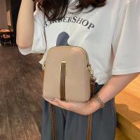 Bolso Bandolera Para Mujer Diseño Vertical De Color Sólido PU Suave Estilo Coreano Japonés Con Entradilla Para Auriculares - details 2