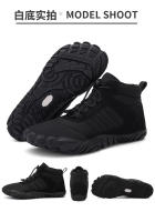 Zapatos De Camuflaje Unisex Para Invierno Impermeables Con Lining De Piel Algodón Caliente Para Senderismo Y Caminar En La Naturaleza - details 25