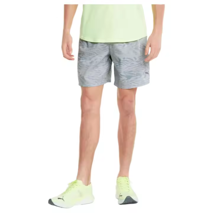 Pantalon Corto Puma Run Graphic 7 para hombre en color gris - 1