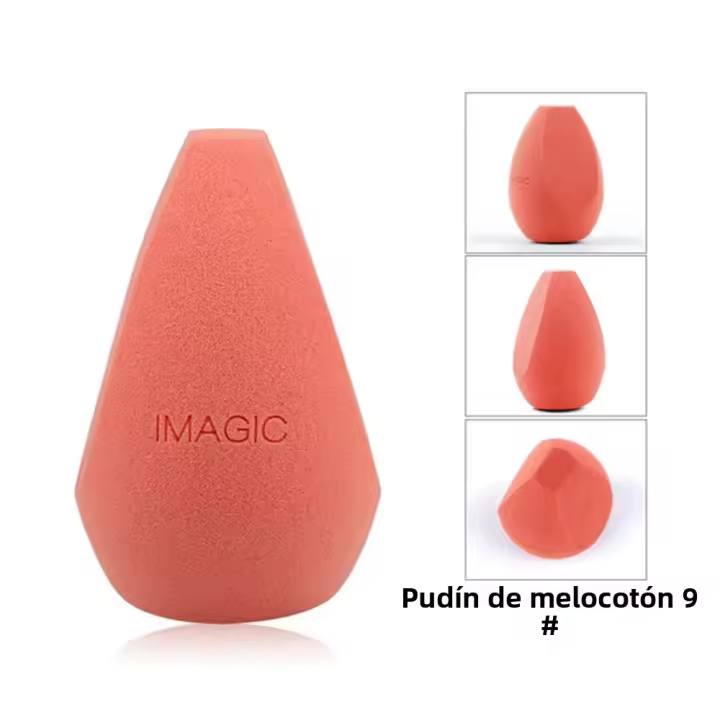 Esponja de maquillaje nueva de moda a la venta, doble uso, húmeda y seca, suave, para base, difuminadora, borla cosmética, accesorio de belleza - 1
