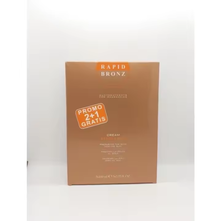 Vital Plus Active Rapid Bronz Crema Preparadora para el sol  Pack Promocional 2+1 (3x100ml) - 1