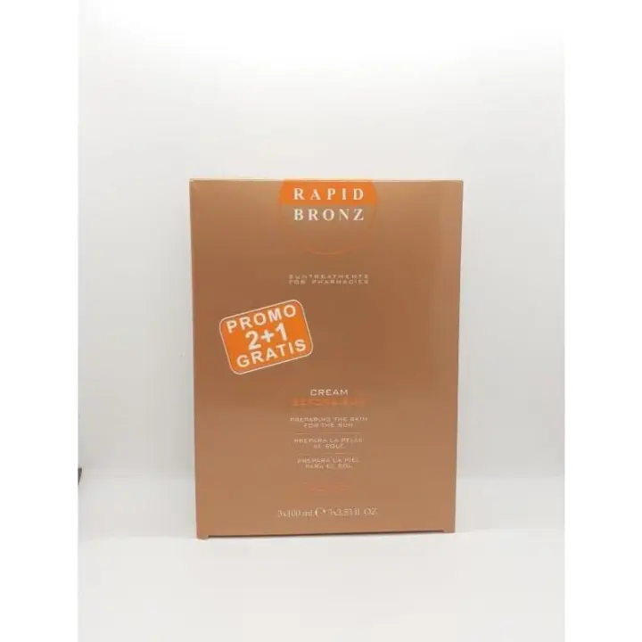 Vital Plus Active Rapid Bronz Crema Preparadora para el sol  Pack Promocional 2+1 (3x100ml) - 1