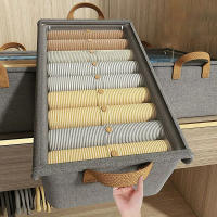 Caja De Almacenamiento Plegable Con Marco De Acero Cationico Multi-compartimento Para Ropa Y Pantalones Ecológico Para El Hogar - details 1