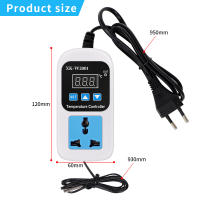 Controlador De Temperatura Digital XK-W2001 Enchufe AC110-220V Termostato Regulador Inteligente Precisión De 0.1℃ - details 3