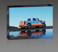 Bloques De Construcción Para Niños F-150 Pickup Truck 457PCS Modelo De Camión De Entrega Conector Viaje Cola Regalo De Fiestas Educativo DIY De Plástico Compatible Con Lego - details 9