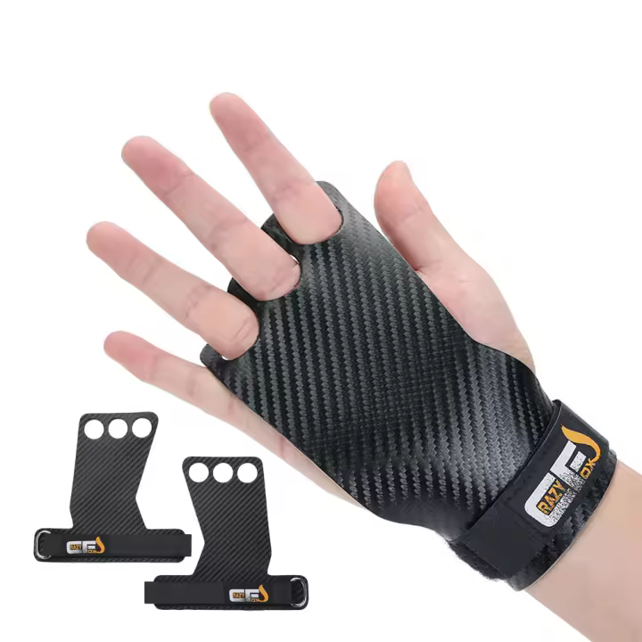 Guantes De Gimnasia Para Pesas Carbono Protección De Mano Para Ejercicios De Agachamiento Y Pull up Crossfit Kettlebell - 1