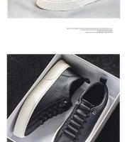 Zapatillas Blancas Para Hombre 2024 Moda Primavera Casual Con Cordones Punta Redonda Planas Zapatos Deportivos Ajuste Talla Normal - details 17
