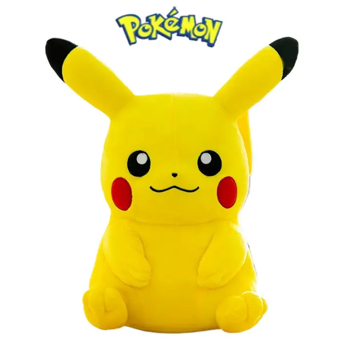 Muñeco De Peluche Pikachu Juguete De Tela Suave Regalo De Cumpleaños Para Niños Y Amigos Decoración Para El Hogar Anime Cartoon - 1