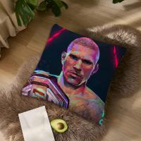 Funda De Cojín De Fighter UFC Alex Pereira Poatan Para Sala De Estar Oficina Dormitorio Sofá Tiempo De Siesta Estilo Deportivo 100% Poliéster Impresión Doble - details 6