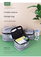 Kit De Primeros Auxilios Portátil Gran Capacidad Organizador De Medicamentos Para Exteriores Y Hogar Bolsa De Rescate Para Niños - details 4