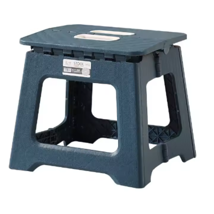 Pequeño Taburete Portátil Para Exterior-Silla De Plástico Gruesto Y Banqueta Para Adultos Y Niños Muebles De Jardín Modernos Para Playa - 1