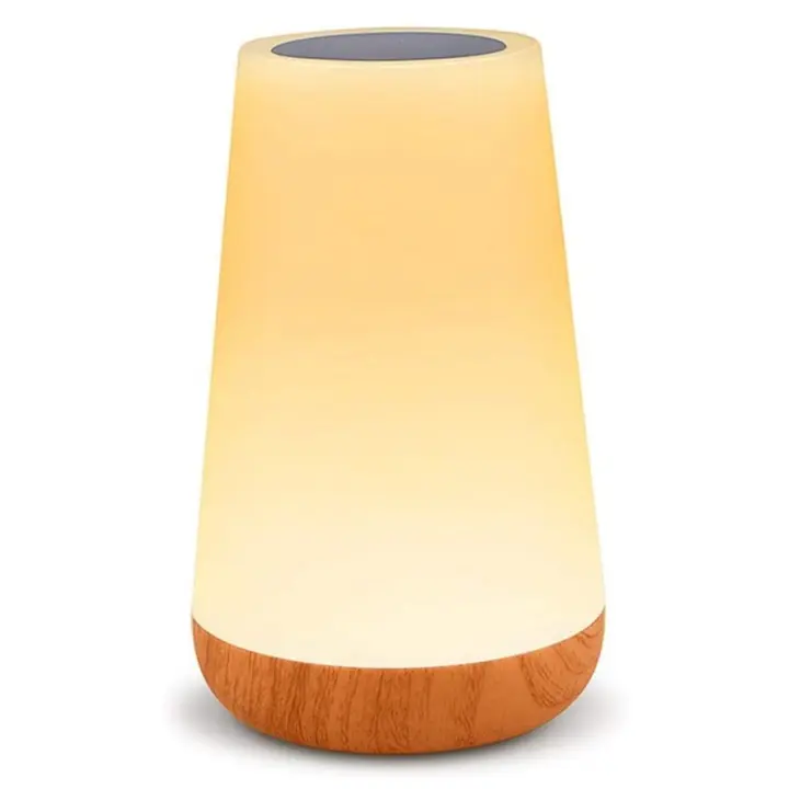 Lámpara De Mesa RGB Con 13 Colores Cambiables Y Control Táctil Lámpara De Noche Recargable USB Portátil Para Dormitorio Con Control Remoto - 1