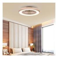 Nuevo Ventilador con luz LED luz blanca E27 tornillo hogar sala de estar ventilador de techo de tres colores ajuste de control remoto
Lámpara ventilador para dormitorio, blanca - details 2