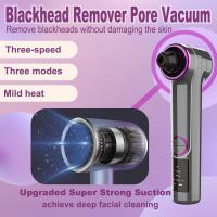 Aspirador de Poros with Calor para eliminar puntos Negros, Limpiador facial Mejorado, extractor de Poros para eliminar puntos Blancos y acné, 3 niveles de succión, 5 sonidas, para helbres y Mujeres. - details 0
