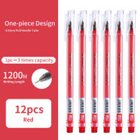Juego De 12 Bolígrafos De Gel Triangulares 0.5mm En Colores Negro Azul Y Rojo Suministros Escolares Para Estudiantes Y Oficina - details 7