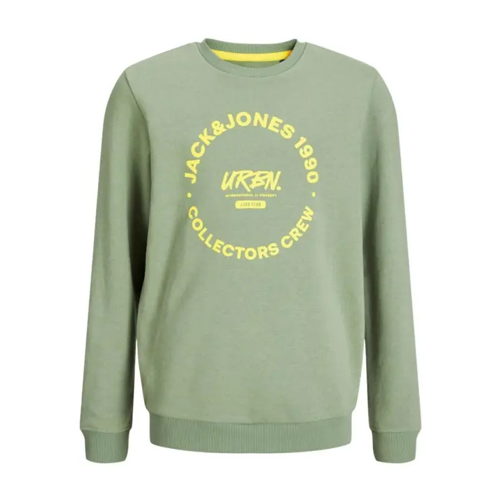 Sudadera de cuello redondo Jack & Jones - Modelo 12275410 Simon, en color verde - Comodidad y estilo garantizados - 1