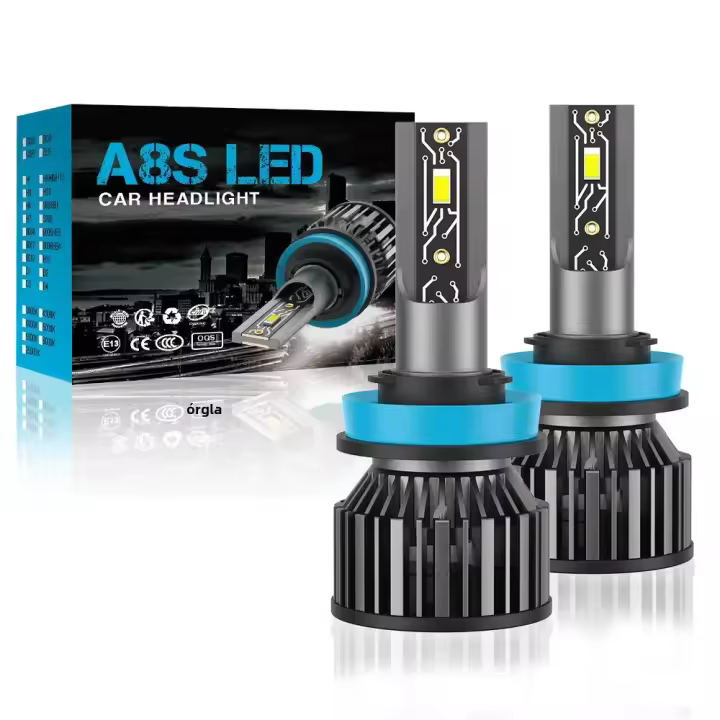 Bombilla de faro LED universal H7 H4 H1 H11 H8 H9 HB4 HB3 9005 9006 20000LM 12V 6000K blanco para coche moto lámpara de neblina auto - 1