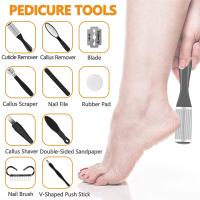 Lima eléctrica para pies, removedor de callos, máquina profesional de pedicura, recargable, depurador de piel muerta agrietada - details 7