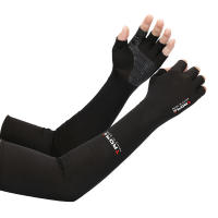 2pcs Mangas Deportivas Para Hombros Protección Solar Y Frío Con Cuff De 5 Dedos Para Ciclismo Running Pesca Escalada - details 0
