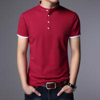 Camiseta Polo Hombre Verano Moda Algodón Transpirable Cuello Erguido Manga Corta Estilo Coreano Cómodo Casual Unisex - details 3