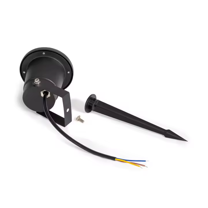 Ledkia Foco Exterior GU10 Aluminio con Pincho Begira - 1