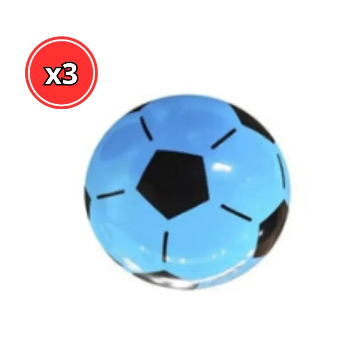 Pelota PVC Fútbol N4 220cm 50gr Colores Surtidos Bismark - Pack de 3 Unidades - 1