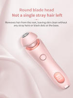 Epilador Eléctrico Para Mujer 2 En 1 Recargable Y a Prueba De Agua Con Doble Cabeza Pelacabello Remover De Cabello Recargable Para Cara Y Cuerpo - details 3