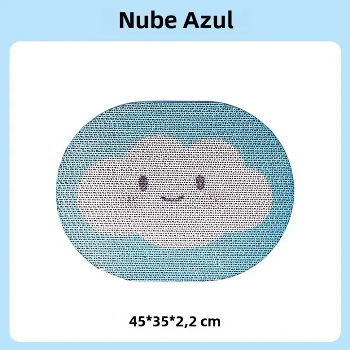 Nuevos Juguetes Para Gatos Nubes Azules De Dibujos Animados Tablero De Rasguñado Adhesivo Protección De Muebles Resistente Al Desgaste Y Uso Sustentable Para Mascotas - 1