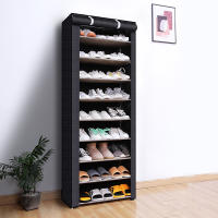 Zapatero con cubierta de tela, estantes Organizadores de calzado de 4 - 10 niveles, amario estante organizador de zapatos, PARA 9 -27PARES ZAPATOS - details 8