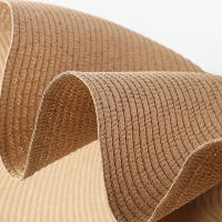 Sombrero De Playa Para Mujer Grande Y Plegable Con Protección UV Sombrilla De Verano De Paja Estilo Casual Para Bodas - details 28