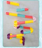 Juguetes De Baño Para Niños 12/16/24 Piezas Bloques De Construcción Carrusel De Ducha Juguete De Agua Regalo De Halloween Y Navidad - details 5