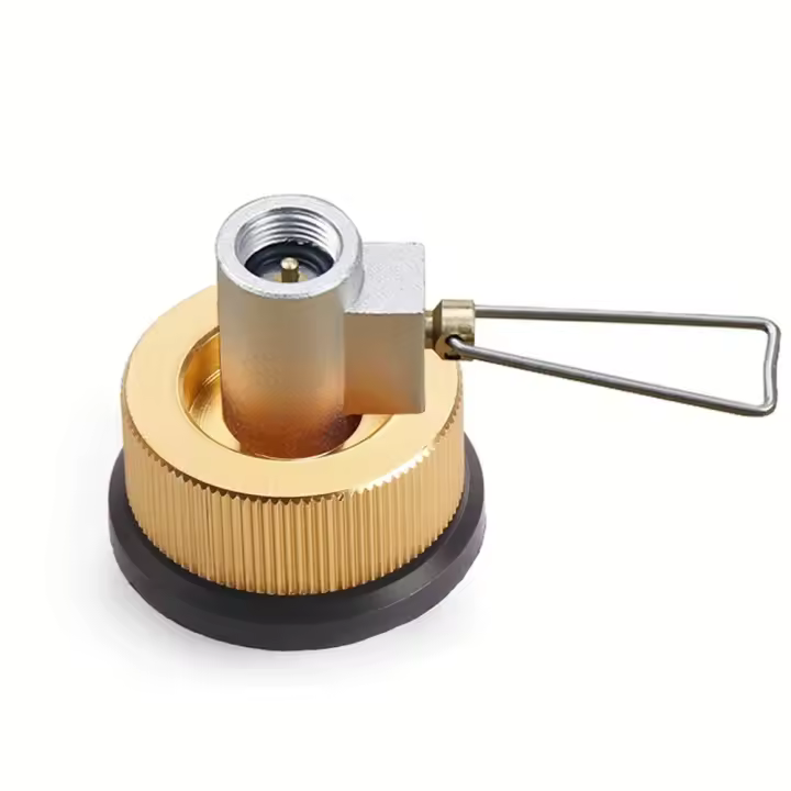 Adaptador De Gas Para Camping Al Aire Libre Válvula De Estufa Repuesto Ahorro De Gas Convertidor Plano Conversión De Tanque - 1