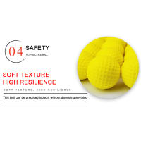 Bola De Práctica De Golf Suave De Esponja PU Colorido 42mm Juguete Para Interior Material De Espuma Sólida - details 14