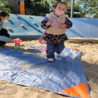 1PC Alfombra De Picnic Mini Impermeable Portátil Para Exterior Camping Lawn Moisture-proof Poliéster Playa Alfombra - details 2
