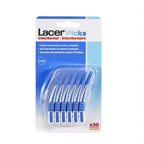 Lacer Cepillo Interdental Picks 30Uds - Limpieza Cómoda y Eficaz - 1