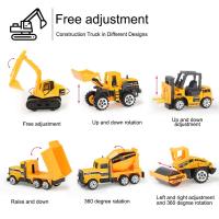 Camiones De Ingeniería De 12 En 1 Miniatura De Aleación Vehículo De Construcción Para Niños Juguetes De Cargador Y Excavadora Regalo Para Niños De 4 a 6 Años - details 12
