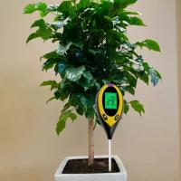 Medidor De pH Profesional De Tierra 4 En 1 Con LCD Para Jardín Y Cuidado De Plantas Medidor De Humedad Y Temperatura Intensidad De Luz Solar - details 2