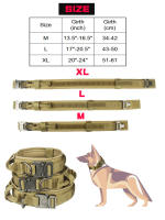 Collar para Perros Policía/Militar - Hebilla Cobra + Nylon Antifricción | Uso en Entrenamiento, Senderismo y Seguridad - details 0