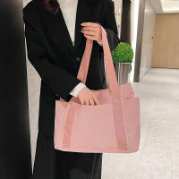 Bolso de mano de nailon de gran capacidad para mujer, bolsa de hombro de Color sólido para viaje, ocio Simple, para salir de mamá, novedad de 2024 - details 24