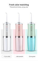 Irrigador Oral USB Recargable Jet De Agua Dental Portátil Limpiador De Dientes Impermeable Con Tanque De Agua De 310ML Para Viajes - details 48