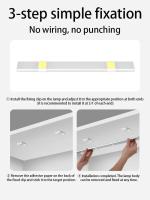 Lámpara Nocturna LED Recargable Con Sensor De Movimiento 20-50cm Para Armario Cocina Dormitorio Sensor Humano Luz De Vino - details 5