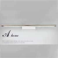 Lámpara De Pared LED Para Baño Espejo Blanco Cálido / Blanco Lavabo Luz De Aluminio Y Acero Inoxidable Moderna Instalación En Pared - details 5