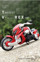 Moto De Tyrannosaurus 1:12 De Aleación De Metal Juguete Con Sonido Y Luz Vehículos Retroalimentados Decoración Para Niños Regalo - details 0