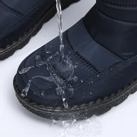 Botas De Nieve Impermeables Antideslizantes Para Mujer Con Peluche Sintética Abrazadera De Plataforma Botines De Invierno Calientes Talla 35-44 - details 12