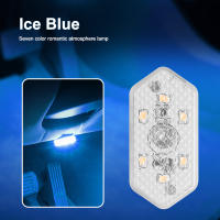 Luz LED Multicolor Para Coche Sin Cable Lámpara De Techo Sensor Mini USB Recargable Accesorios Interiores Para Automóvil - details 13
