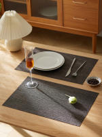 6pcs Tapetes Para Mesa Resistente Al Calor No Derrapantes Lavables Y Duraderos De Vinilo Tejidos Tapetes Para Mesa Japonesa - details 4