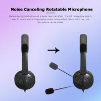 Auriculares Con Micrófono De Cancelación De Ruido USB Fijos Para Ordenador Control De Volumen Y Speaker Micrófono En La Banda - details 3