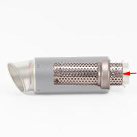 Silenciador Universal Para Moto 51mm 60mm Eliminador De Ruido DB Killer Catalyst Escapatoria De Escape Moto Muffler - details 6