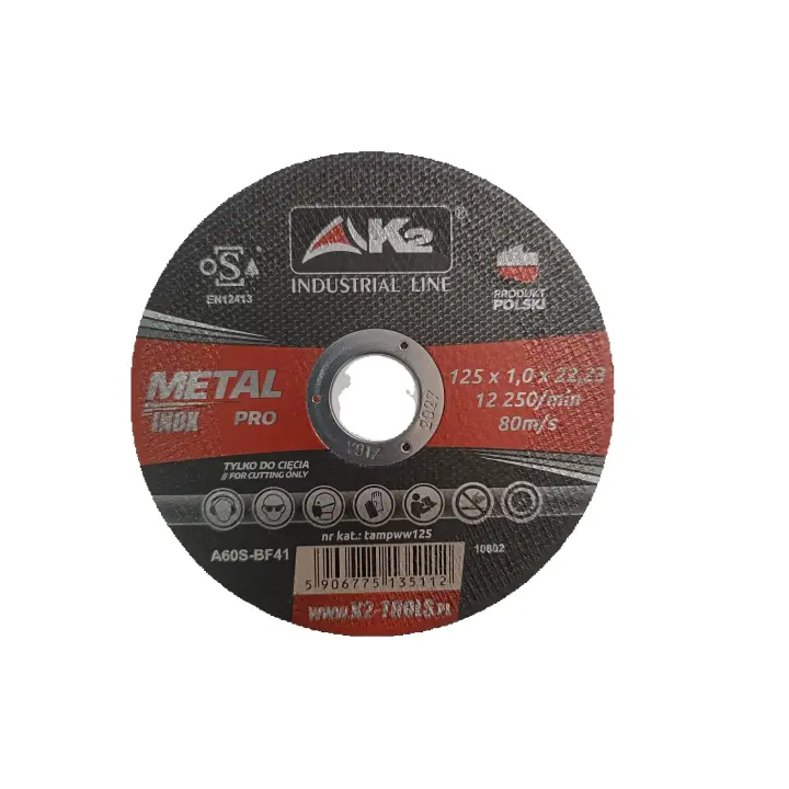 Pack 3 uds. - Disco de corte Corindón para metal 230mm - Marca K2- TAMPWW125 - 1